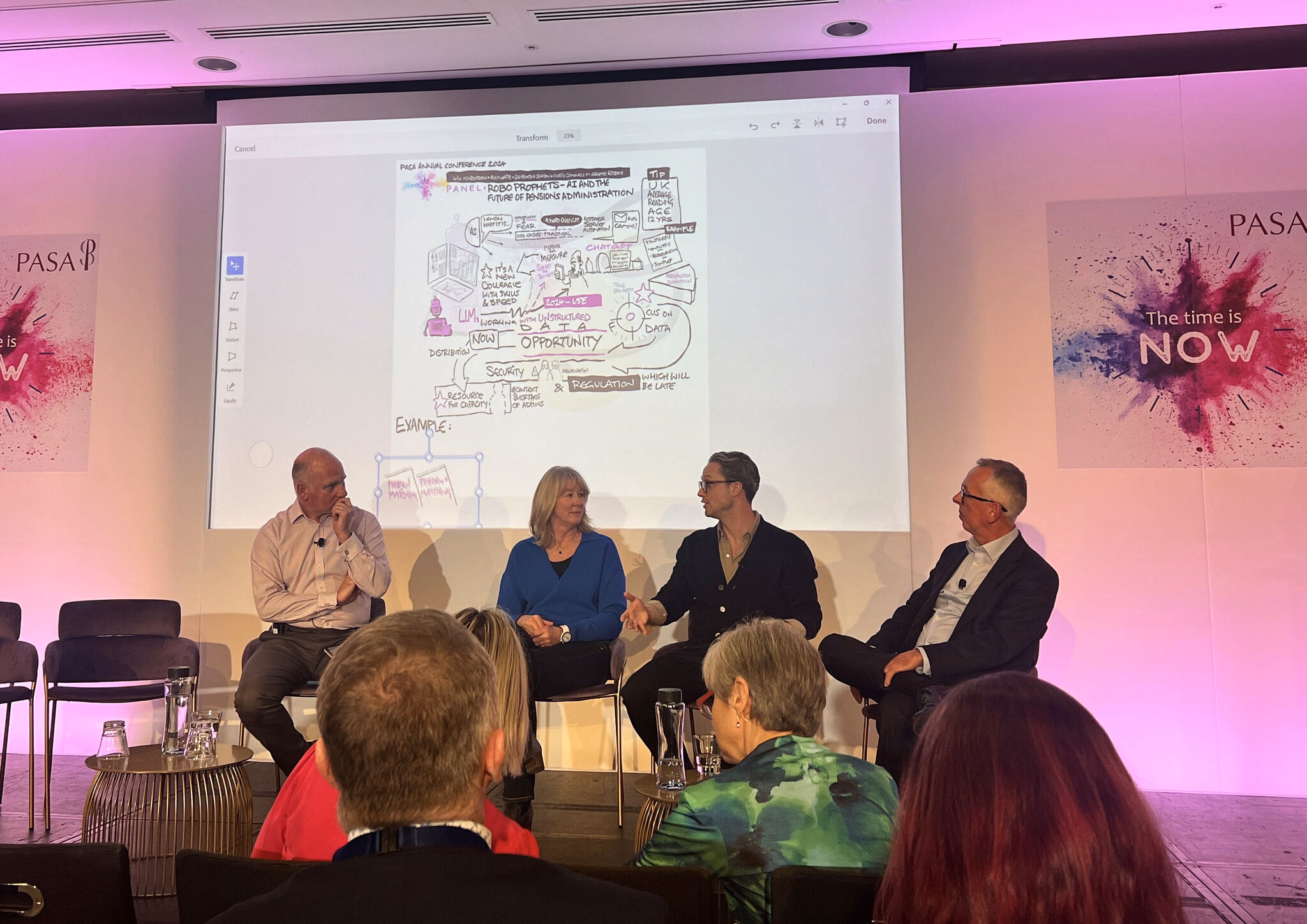 PASA Conference 2024 AI panel discussion