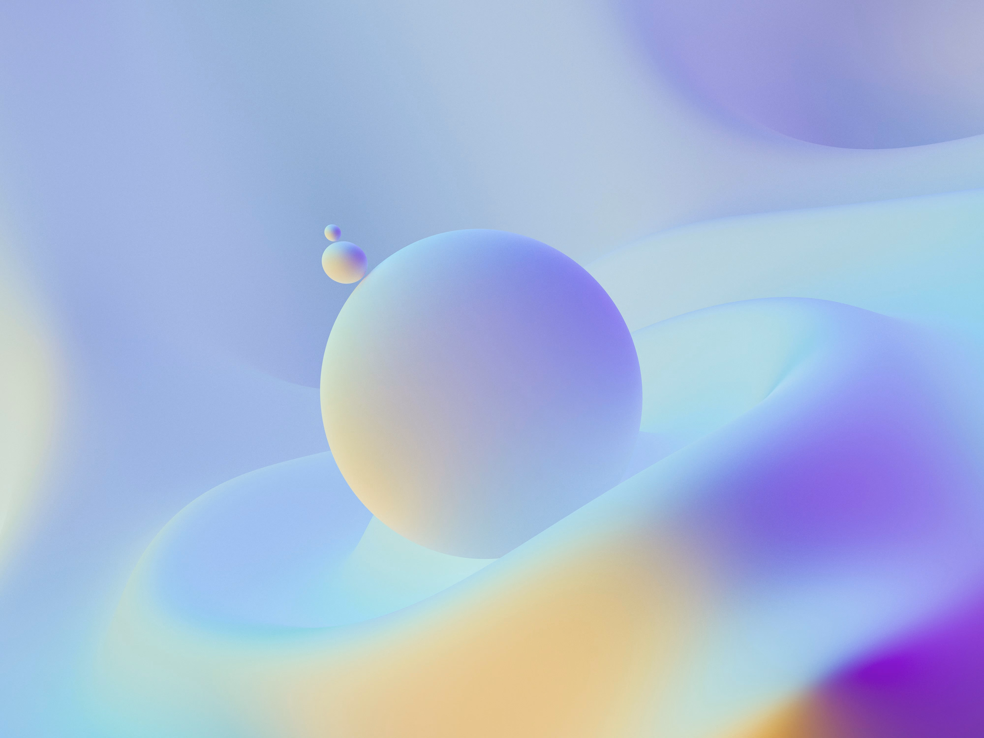 Abstract spheres illustration