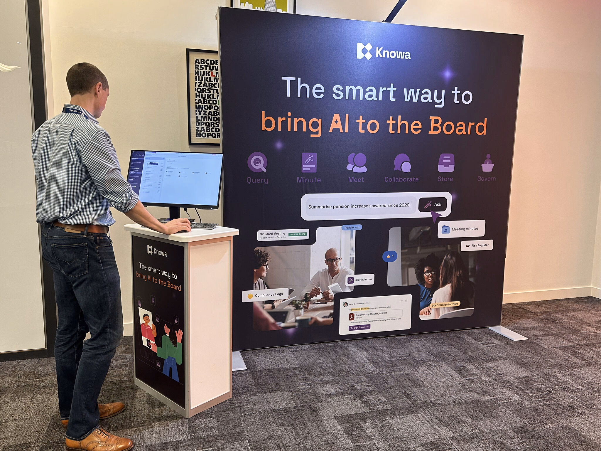 Knowa stand at PASA Conference 2024
